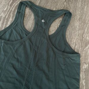 lululemon Deep Green Racerback Tank Top